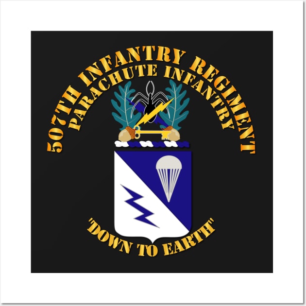 COA - 507th Infantry Regiment Wall Art by twix123844